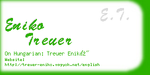 eniko treuer business card